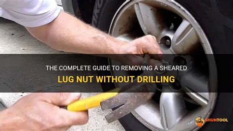 remove sheared off lug nuts 